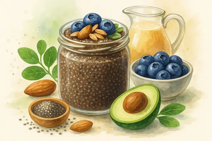 Pudín de Chía Antioxidante Detox